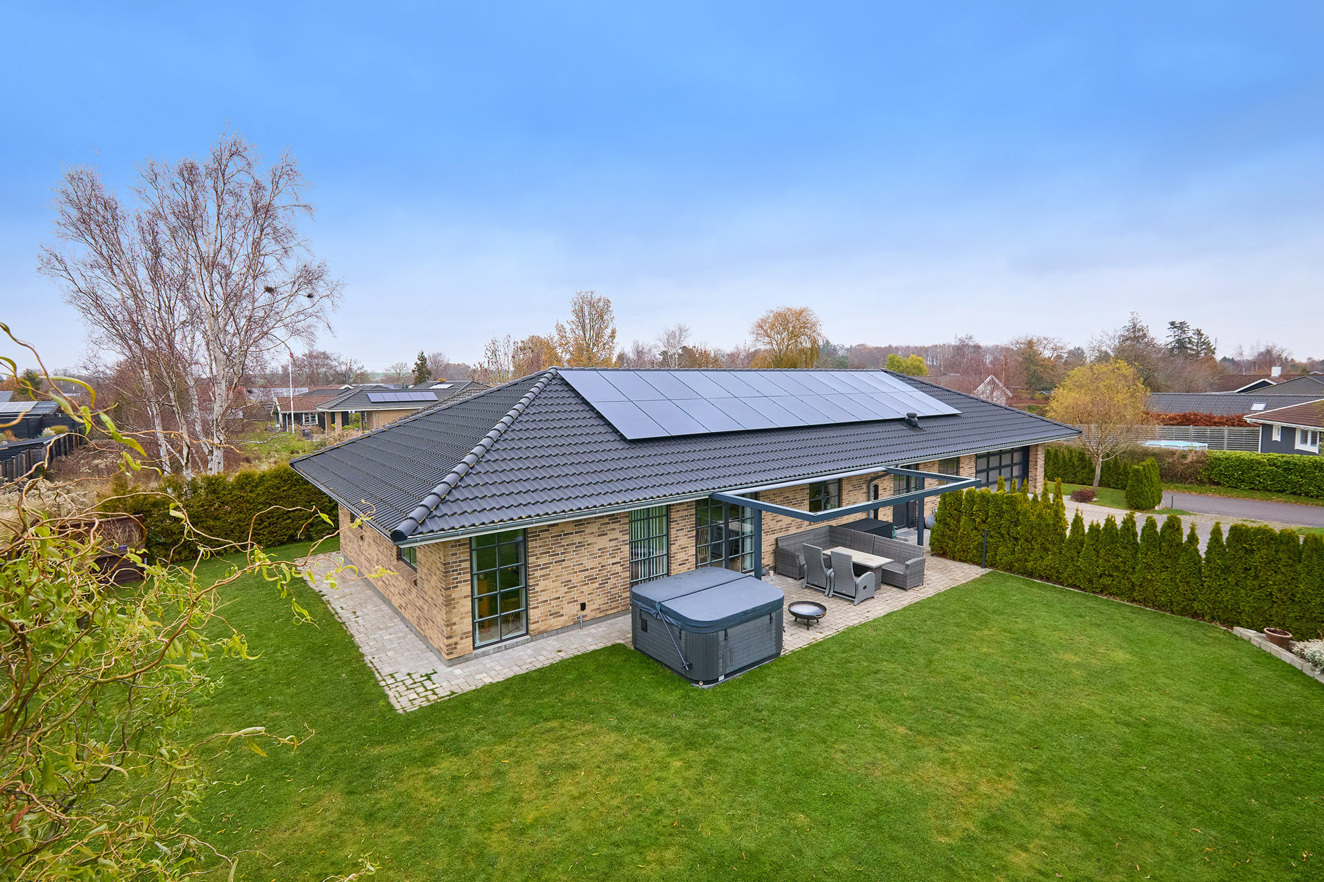 Moderne villa i Nordmark med energimærke A2020, garage og sydvendt terrasse
