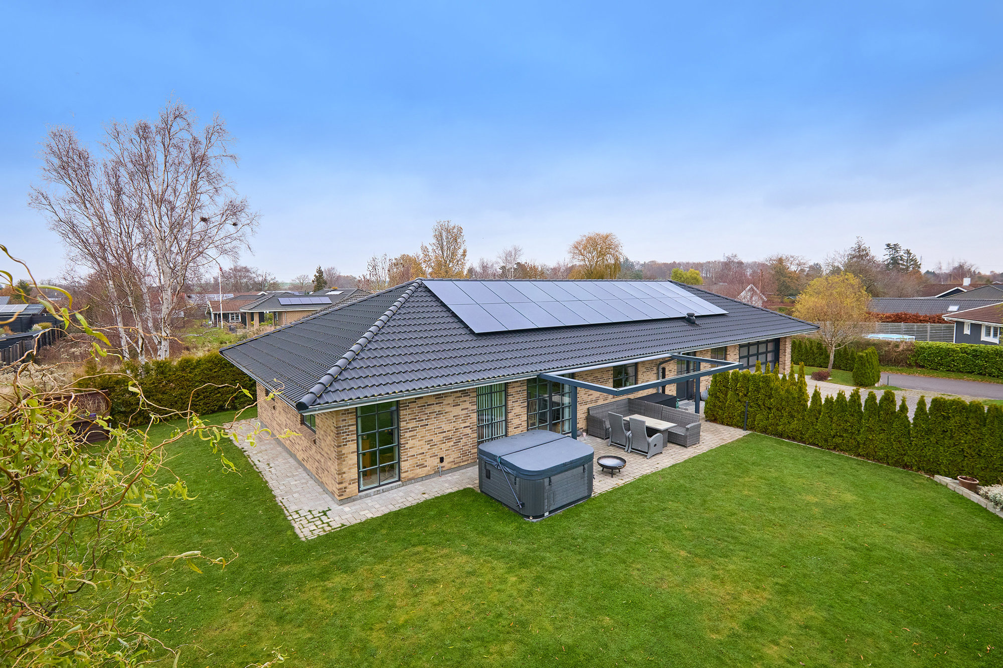 Moderne villa i Nordmark med energimærke A2020, garage og sydvendt terrasse