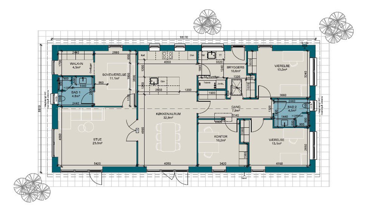 Plantegning - Plantegning